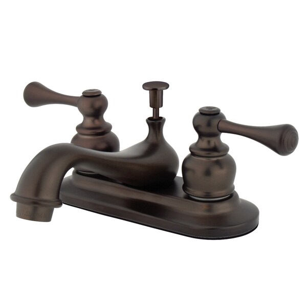 Kingston Brass 4" Centerset Bathroom Faucet, Oil Rubbed Bronze KB605BL - main